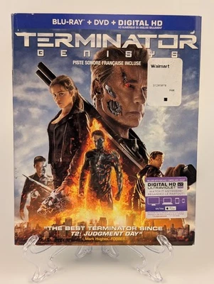 Terminator Genisys (Blu-ray + DVD + Digital HD) - DVD -  🎥Movie Tested🔥 - Image 1 of 4