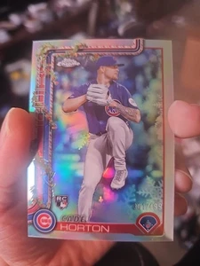 2025 Topps Holiday Cade Horton Topps Chrome Holo Silver #/499, SP  - Picture 1 of 3