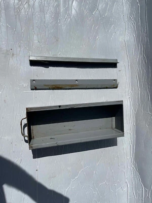 Cassetto da tavolo in ferro cm 40x13 completo di guide - Immagine 1 di 4