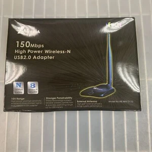 X-Media NE-WN1211D 150Mbps Wireless-N USB 2.0 Adapter High Gain Antenna - Picture 1 of 3