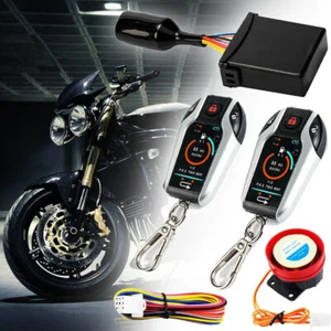 Motorcycle Remote Control Engine Start 2 Way Alarm System Anti-Theft Alarm Lock - Picture 1 of 10