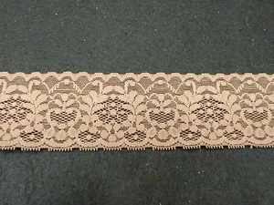 STRETCH SPITZE STRETCHRAND GALLONE BORDÜRE BORDÜRE h. cm 6 BRAUN - Bild 1 von 1