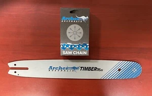 16" Archer Guide bar .325-050-62DL 025, MS210, MS250 replaces Stihl WITH CHAIN! - Picture 1 of 4