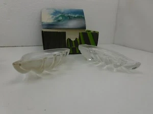 Walther Glas Schale Dose Bonboniere 2-teilig 190 mm original Kristallglas 3694/8 - Bild 1 von 3