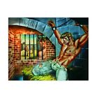 ETIENNE #5 Prison Gay Affiche Matte Physique Pictural Homoérotique