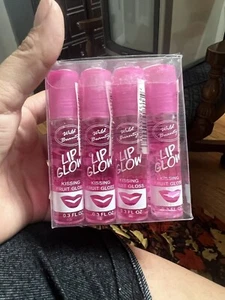 12 New Wild Beauty Kissing Lip Gloss Starwberry Lip Glow - Picture 1 of 6