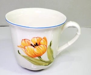 Villeroy & Boch Flower Dream Mug Coffee Cup With Handle RARE 10 oz - Picture 1 of 8