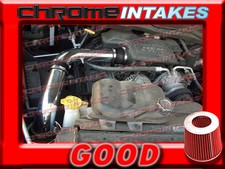 BLACK RED 2002-2010 DODGE RAM 1500/2500/3500 3.7/4.7/5.7L COLD AIR INTAKE KIT