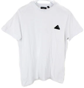 BRAVE SOUL T-Shirt Men's MEDIUM Short Sleeve Crew Neck White Tricot - Picture 1 of 8