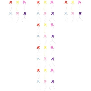 6 Count Hochzeitsauto-Dekorationsbogen Glänzender Schleifenknoten - Bild 1 von 12