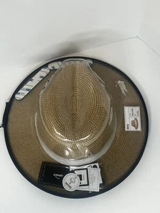 Joywant Panama Hat . Handwoven With Clear Protective Zippered Case . 50 UPF - Picture 1 of 6