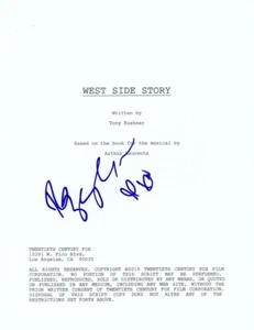 WEST SIDE STORY - Rachel Zegler signiert VOLLSTÄNDIGES Filmskript RACC vertrauenswürdiges Echtheitszertifikat - Bild 1 von 2
