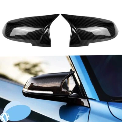 Carbon Fiber Car Rear View Side Mirror Cover For 12-19 BMW 4 Series F32 F33 F36 - Imagem 1 de 4