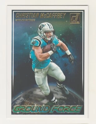 2018 Panini Donruss GROUND FORCE #GF-9 CHRISTIAN McCAFFREY San Francisco 49ers - Image 1 of 2