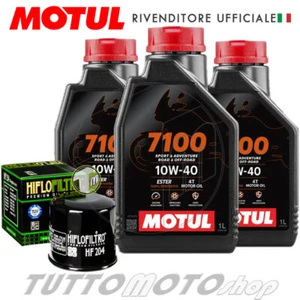 Tagliando YAMAHA MT-09 Tracer ABS 2014-2020 Olio Motul 7100 10W40 + Filtro MT09 - Foto 1 di 5