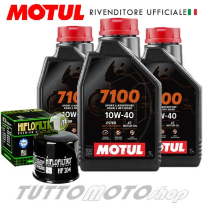 MOTUL HIFLO Tagliando YAMAHA MT-09 Tracer ABS 2014-2020 Olio Motul 7100 10W40 + Filtro MT09
