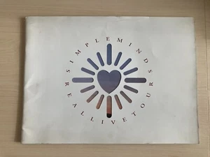 Simple Minds _ Real Live Tour _ Libro Tour Book _ 1991 UK RARO - Picture 1 of 2