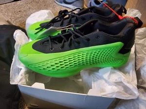 ADIDAS AE 1 ANTHONY EDWARDS Low SLIME JI4065 Lucid Lime Ink Men US Size 12.5 - Picture 1 of 7