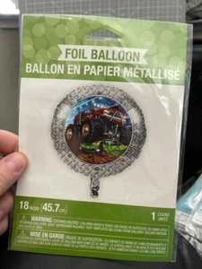 Monster Truck Rally Foil Balloon 18" Boy Kids Birthday Truck Decorations New!!! - Picture 1 of 2