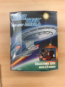 1993 Paramount-Star Trek-The Next Generation-Collectors Case Holds 12 Figures - Picture 1 of 8