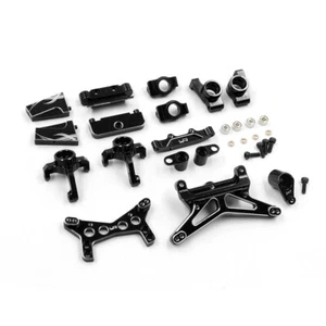 Yeah Racing LSMB-S01BK Alum Essential Conversion Kit Black for Losi 1/24 Micro-B - Picture 1 of 7