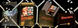 Super Mario Brothers NES 5 viti CIB stampa anticipata con bella scatola scheda appendere cinque viti - Foto 1 di 12