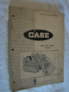 J. I. CASE Co MODEL 420C CRAWLER TRACTOR PARTS CATALOG B1046 FARM MACHINERY 1963 - Picture 1 of 7