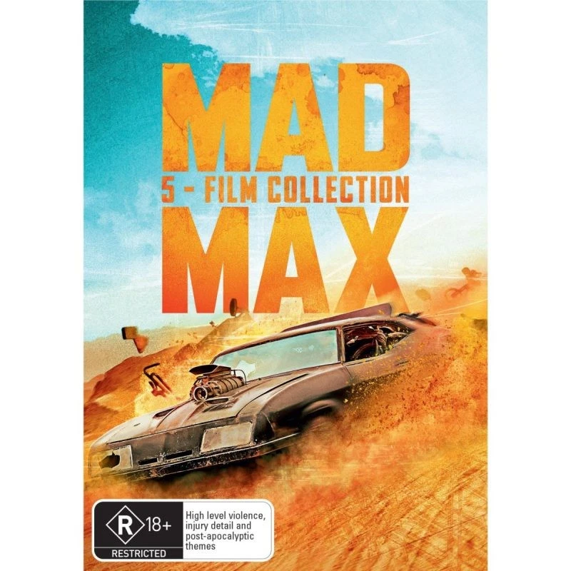 Mad Max 5-Film Collection DVD | 5 Mad Max Movies | Region 4 - Image 1 of 1