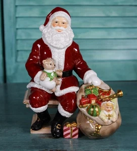 Royal Doulton Santa Toys Teddybär 7,5 Zoll Figur limitierte Auflage 1609 von 2000 - Bild 1 von 17