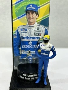Ayrton Senna Williams 1994 Scale 1/43 Figure + Podium - Picture 1 of 10