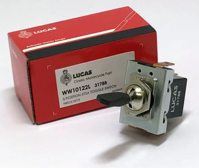 Interruptor de palanca de 3 posiciones Lucas 31788 – 57SA BSA A50, A65 gemelos (1968-70) Foto 1 de 1