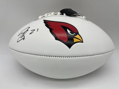 Patrick Peterson Autographed Arizona Cardinals Logo Football- Beckett W Hologram - Image 1 of 4