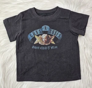 Camisa Guns N Roses 12M Niño Pequeño Negra Mangas Cortas Sweet Child O Mine - Imagen 1 de 4
