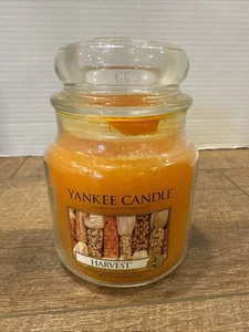 NUEVO Yankee Candle COSECHA 14,5 OZ Vela Tarro de Perfume Retirado con Tapa Sin Usar - Imagen 1 de 5
