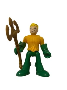 Mattel Fisher-Price Imaginext DC Super Friends Aquaman Action Figure W Trident - Picture 1 of 3