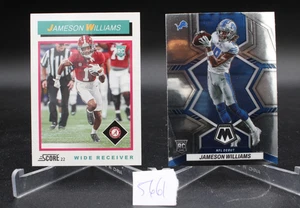 2022 Mosaic NFL Debut Jameson Williams #278 & Score #TB9 Rookie - Picture 1 of 2