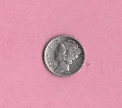 UNITED STATES DIME 1921  SILVER 0.900 2,5 gr.  COIN   Lot K412 - Image 1 of 2