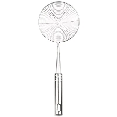 Stainless Steel Mesh Strainer Ladle Spider Skimmer Spoon Fry Utensil 4.7 Inch - Image 1 of 4