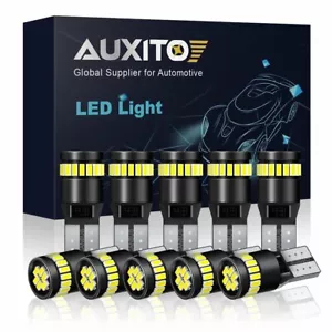 10X CANBUS T10 W5W Xenon WHITE LED Truck CAR TAIL SIDE LIGHTS TURN PARK BULB - Picture 1 of 7