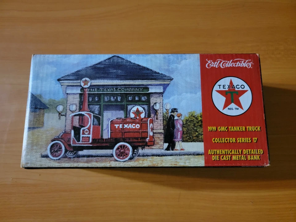 Ertl Collector Series 17 1919 GMC Tanker Truck Texaco Petroleum Products NEW - Image 1 of 3