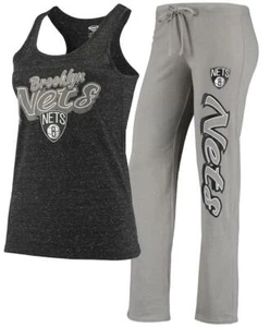 Women's Brooklyn Nets Concepts Sport Racerback Top & Pants Sleep Set Sz. S - Picture 1 of 1