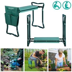 Grün Kniebank Gartenbank klappbar Gartenhocker Arbeitshocker 59 x 49 x 28 cm DE - Bild 1 von 12