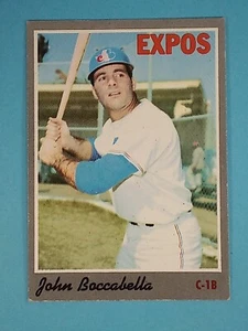 1970 Topps John Boccabella Montreal Expos #19 EX+ ⚾ - Picture 1 of 12