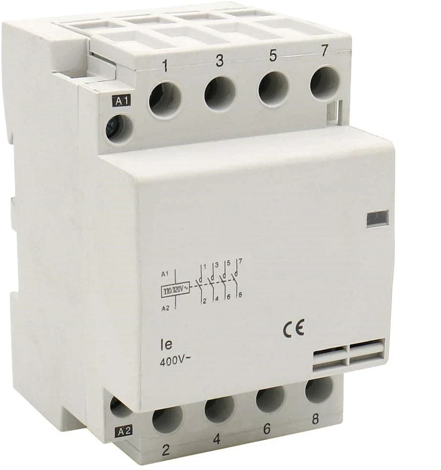Abb A16-40 Replacement 40amp Lighting Contactor 4 Pole 30amp No Coil 120vac 30a