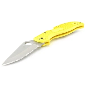 Spyderco Stretch 2 XL H-2 Salt/FRN -Folding Marine Utility Knife-Yellow- JAPAN - Picture 1 of 9