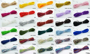 30FT - 0.8mm Superior Quality Nylon Chinese Knot Cord Shamballa Macrame Beading - Picture 1 of 32