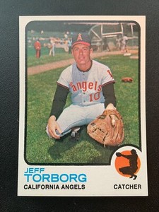 1973 Topps Baseball Card # 154 Jeff Torborg - NM