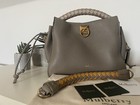 New Mulberry Small Iris Bag in Sold Out Grey With New Pink Liner & Extra Handle