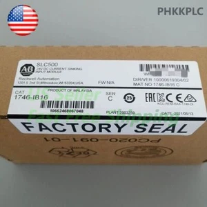 Nuevo módulo de entrada digital PLC 1746IB16 SER D SLC 500 AB 1746IB16 sellado de fábrica - Imagen 1 de 2
