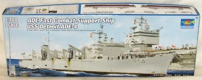 Trumpeter #05786 AOE Fast Combat Support Ship -USS Detroit AOE 4- 1:700 Open Box - Image 1 of 4